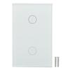Double Buttons WiFi Smart Touch Switch Wireless Control Switch for Home Wall Light 100‑240V