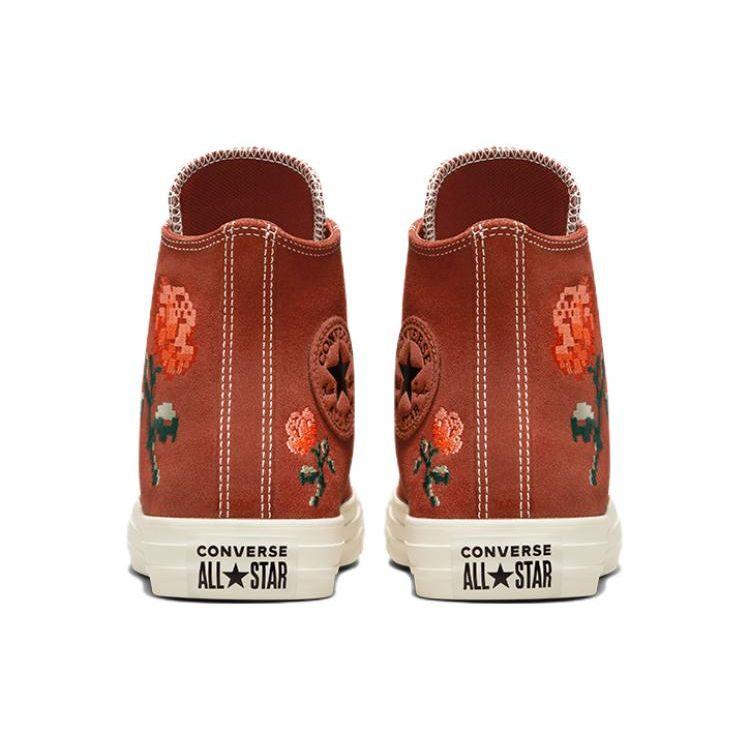 Converse Chuck Taylor All Star High Embroidered Roses Orange A04297C