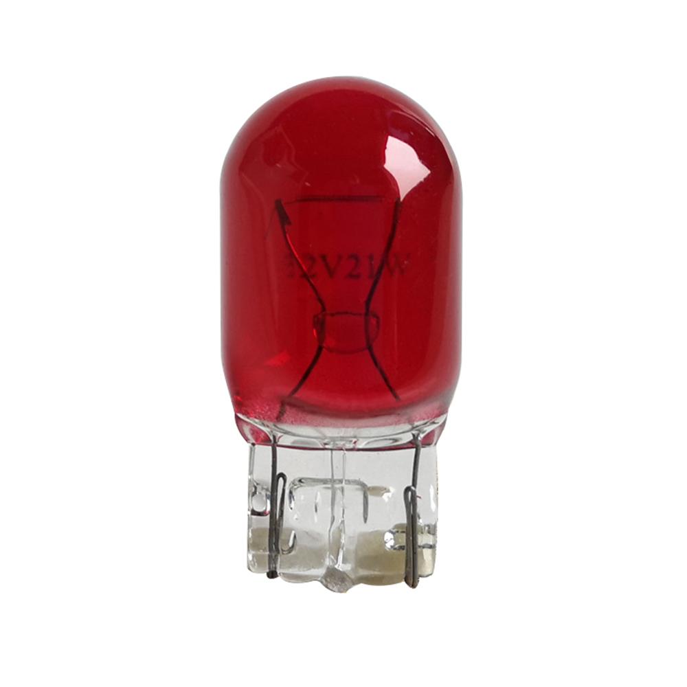 1X 12V Car Halogen Lamp T20 7440 7443 12v W21/5W Warm White Amber Red Brake Bulbs Tail Light Stop DRL Rear Turn Signal DRL