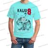 Футболка Kaiju No 8 Мужская Футболка Кафка Хибино Женская Смешная Манга Kaiju No 8 Подарок Уличная Одежда Графическая Футболка Японская Аниме Футболка