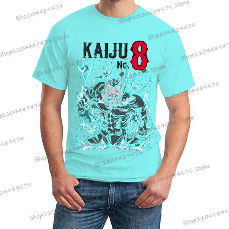 Футболка Kaiju No 8 Мужская Футболка Кафка Хибино Женская Смешная Манга Kaiju No 8 Подарок Уличная Одежда Графическая Футболка Японская Аниме Футболка