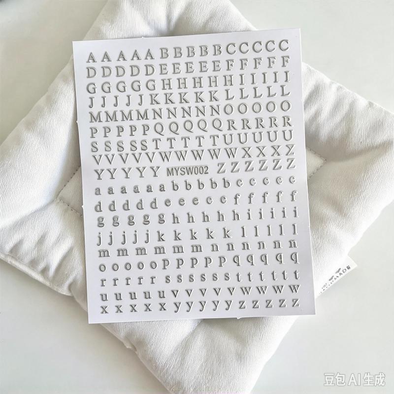 Серебряные Звездные Наклейки DIY Декор для Альбома Скрапбукинга Эстетичные Буквы Наклейки-Звездочки Kawaii Корейская Канцелярия