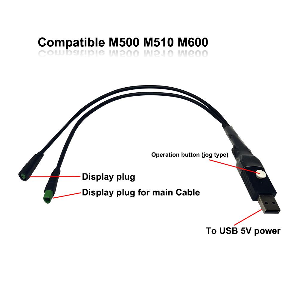 BAFANG BESST Programming Line Speed Limit Release Wheel Diameter Setting M600 M510 M500 M400 CAN Protocol Programming Cable