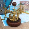25.4 Cm Brass Orrery a Luxury Art Piece for Book Shelves, A Functional Model of the Solar System with Planets