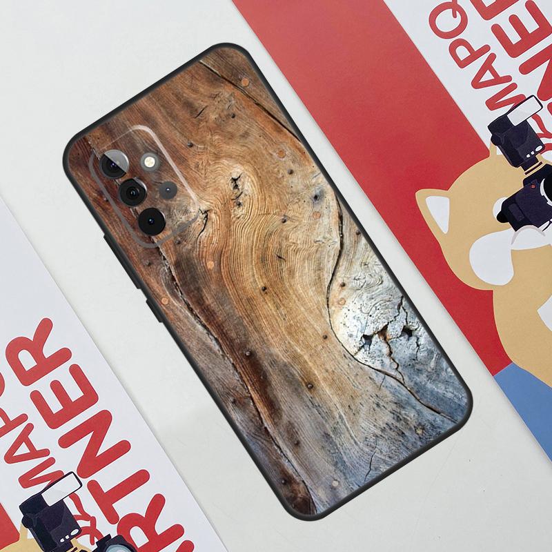 Чехол с текстурой дуба для Samsung Galaxy A36 A35 A55 A06 A16 A26 A56 A53 A32 A52 A33 A13 A14 A34 A54 A17 A15