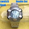 Б/у Супер редкие swatch Beat working double dot батарея заменена цифровые часы