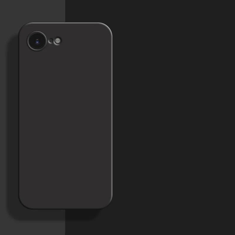 For iPhone 6 6S 6Plus Plus + 7 8 SE2 SE3 7Plus 8Plus SE2 SE3 SE4 SE 2025 16E Original Liquid Silicone Rubber Shockproof Bumper
