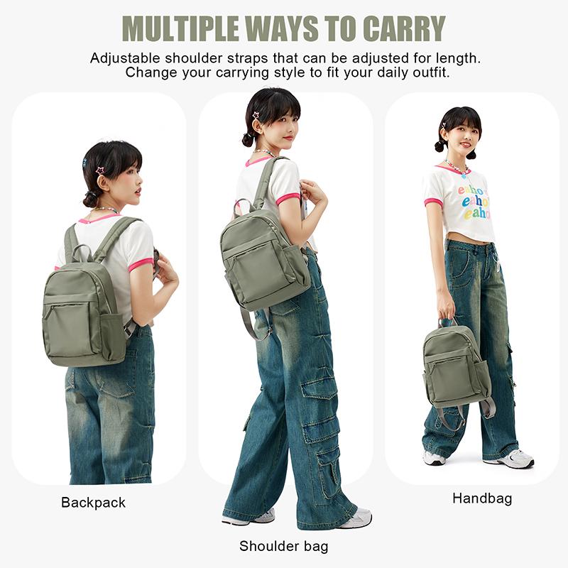 Маленький рюкзак, кошелек, мини-рюкзак для девочек, женщин, модный дорожный рюкзак, рабочий, противоугонный, повседневный, сумка на плечо для колледжа