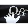 Off-White Летняя новинка 2026 года, футболка с коротким рукавом с принтом в виде граффити и стрелок, для мужчин и женщин