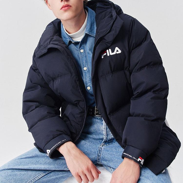 FILA Down Jacket Winter Men's Blue F51M148920FNV