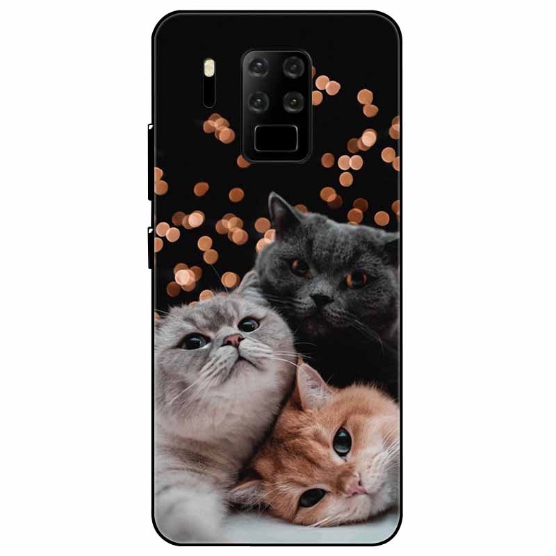 Для OUKITEL C18 Pro C21 C21Pro Чехол Силиконовый Черный Мягкий Защитный Funda Capa для OUKITEL C21 Pro C18 Pro Чехол TPU Мультяшный Чехол
