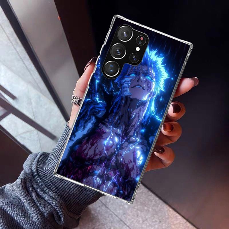 Grimmjow 6 Bleach Phone Case For Samsung Galaxy S26 S25 Edge S24 S23 Ultra S22 Plus S21 S20 FE Soft TPU Back Cover Funda Galaxy