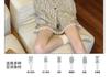 Paibangnu Summer Simple Black and White Texture Cardigan Shorts Women's Pajama Set