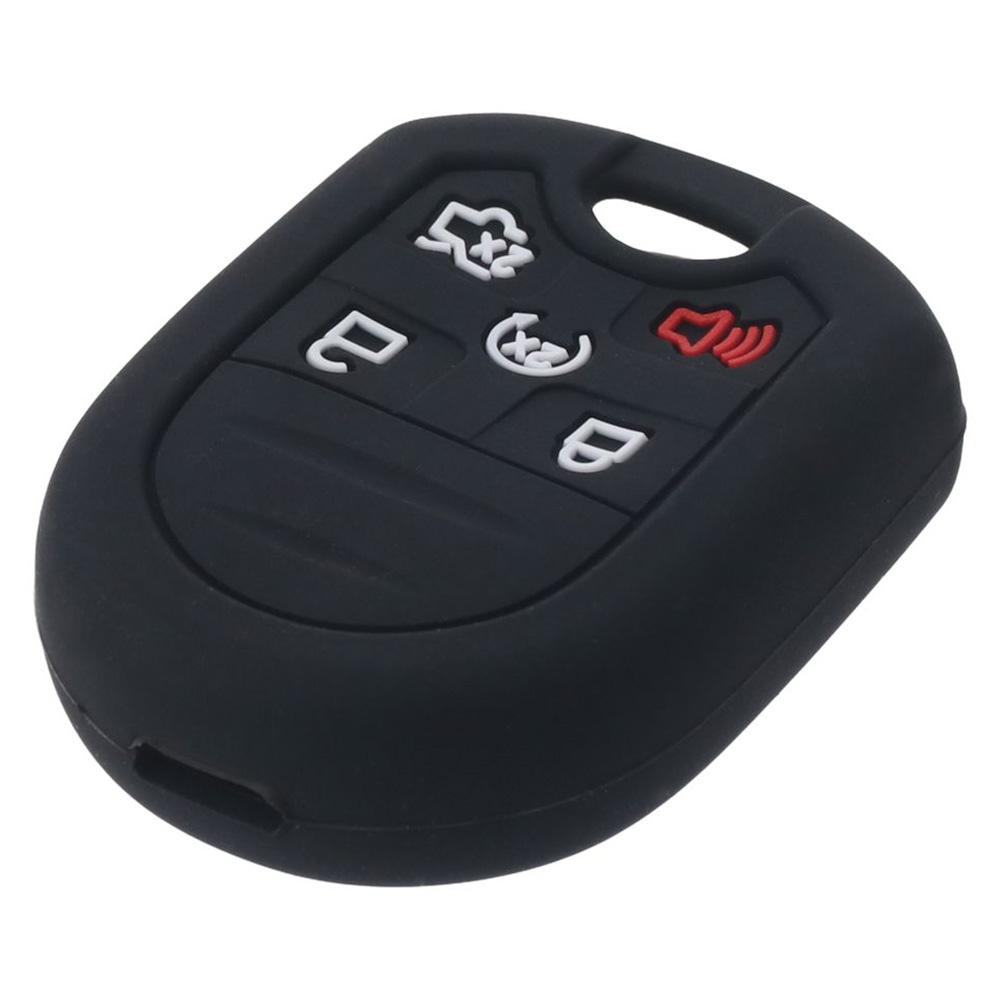 4/5 Buttons Car Key Cover Silicone Car Key Box Accessories Silicone Case for Ford Car