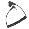 D‑TAP Plug to DC Port DC Monitor Supply Cable Plastic Black Spring Power Wire with Lock