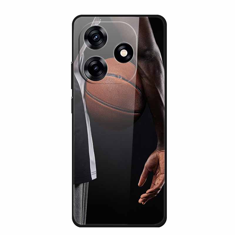 Glass Case For Honor X5c Plus Case Soft Bumper Hard Tempered Glass Back Cover For Honor X5c Plus Play 10A Phone Case X 5 C Plus
