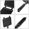 Household Waffle Bake Mold Kitchen Gas Non-Stick Waffle Maker Pan Mould Mold Press