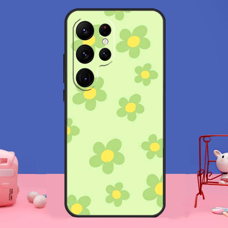 Крутой Цветочный Хиппи Бохо Чехол Для Samsung Galaxy S23 S22 S24 Ultra S8 S9 S10 Plus Note 10 20 Ultra S20 S21 FE Обложка