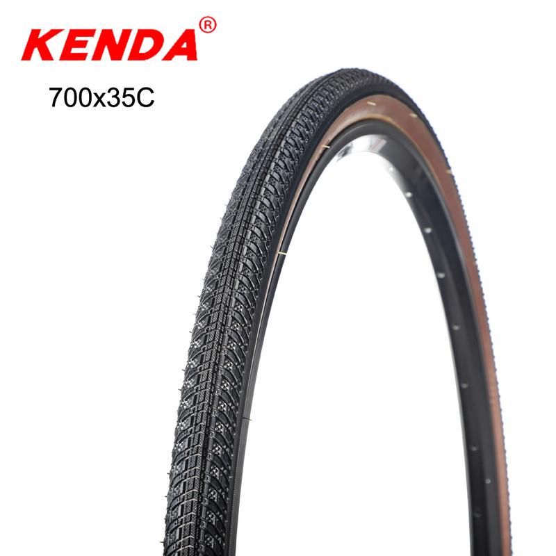 Новая велосипедная покрышка Kenda 700x35C 37-622 коричневая шоссейная гравийная покрышка 700c ультралегкая 580 г низкое сопротивление
