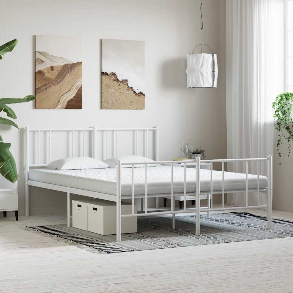 Vidaxl Materac Piankowy, Biały 160X220 Cm, 7-Strefowy, Twardość 20 Ild