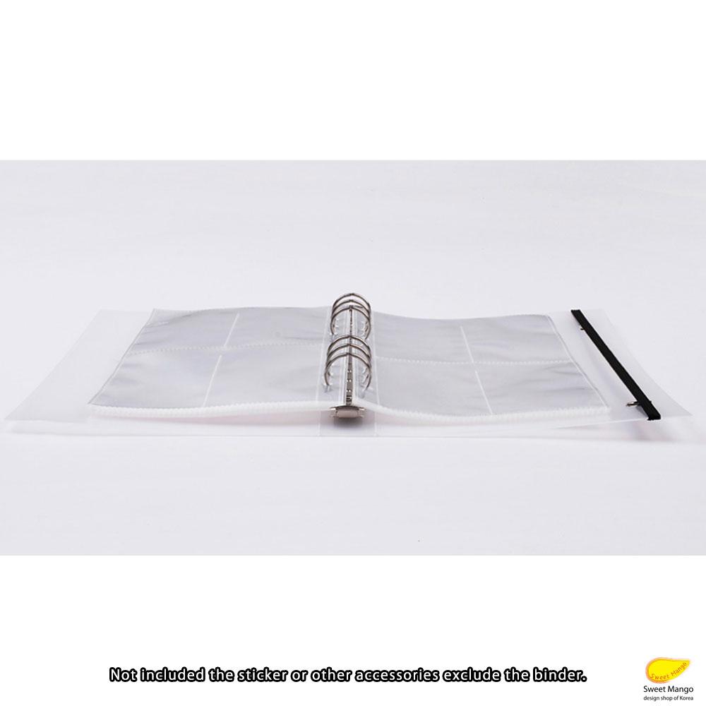 BND KOREA A5 DECO POCKET Photo Card Book Polaroid Seal Стикеры Binder Альбом Card Case Держатель Органайзер