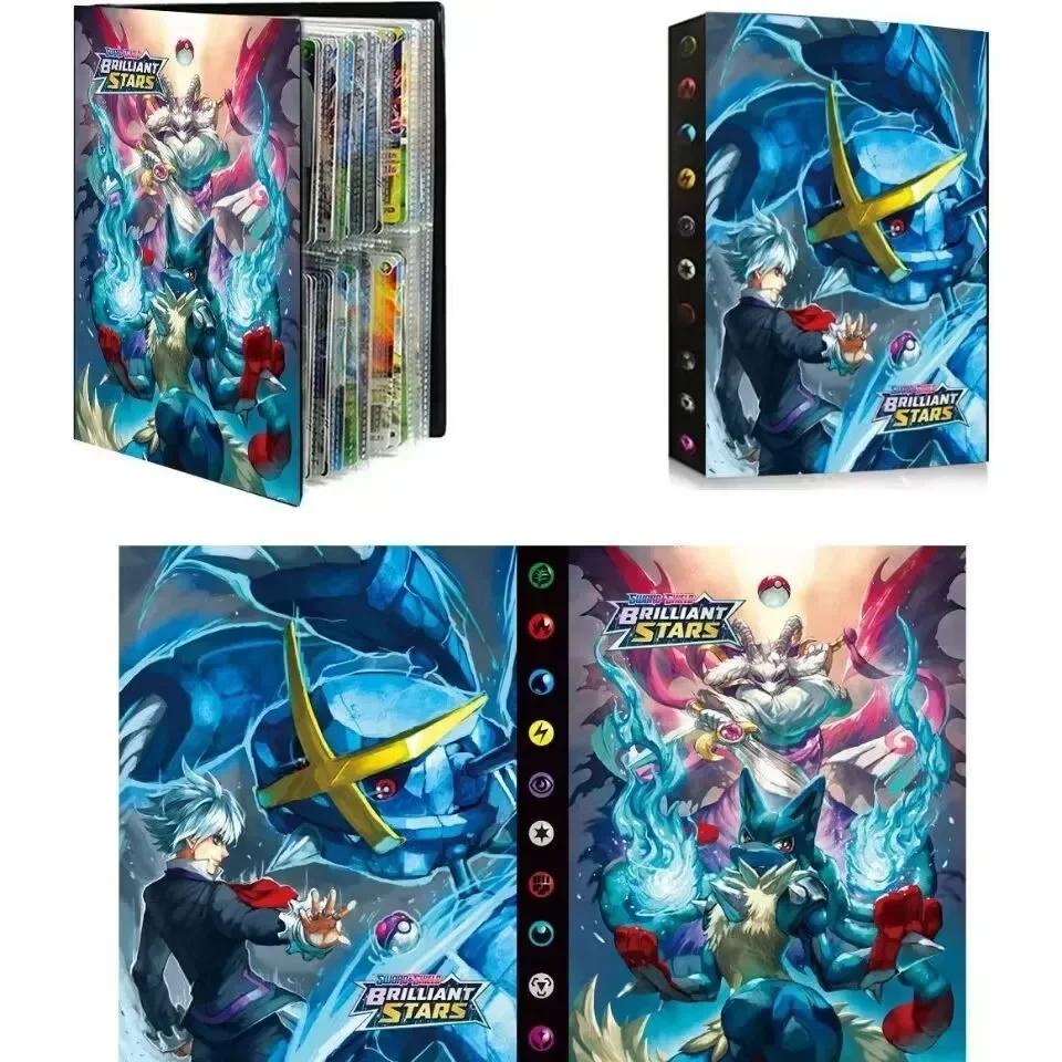Альбом-книга для карт Pokemon Charizard 240 шт. Альбом для игровых карт Pok é mon VMAX GX EX Держатель Коллекционный переплет Папка Игрушка Подарок для детей