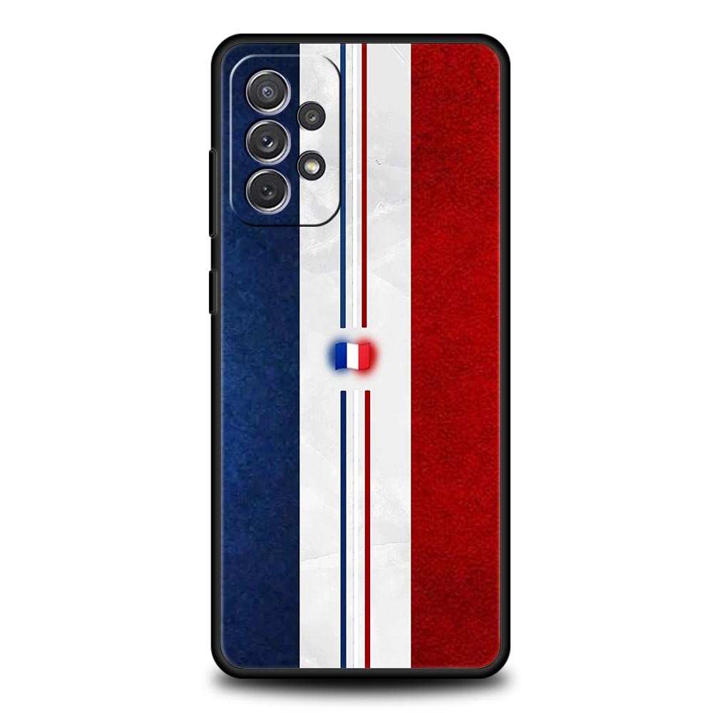 Чехол для телефона Samsung Galaxy A15 A13 A51 A71 A41 A31 A21S A03S A05 A35 A55 A23 A25 A33 A53 A73 5G Обложка Флаг Франции