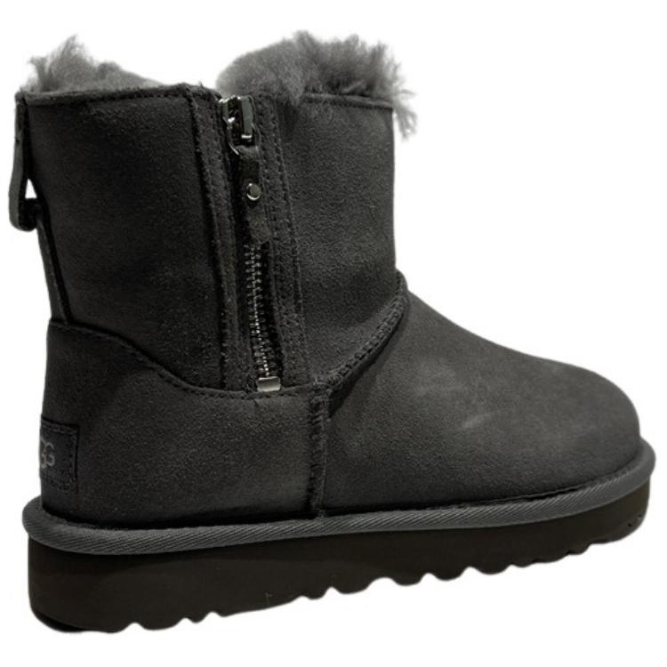 UGG Короткие женские зимние ботинки, угольно-серые 1118853-CHRC