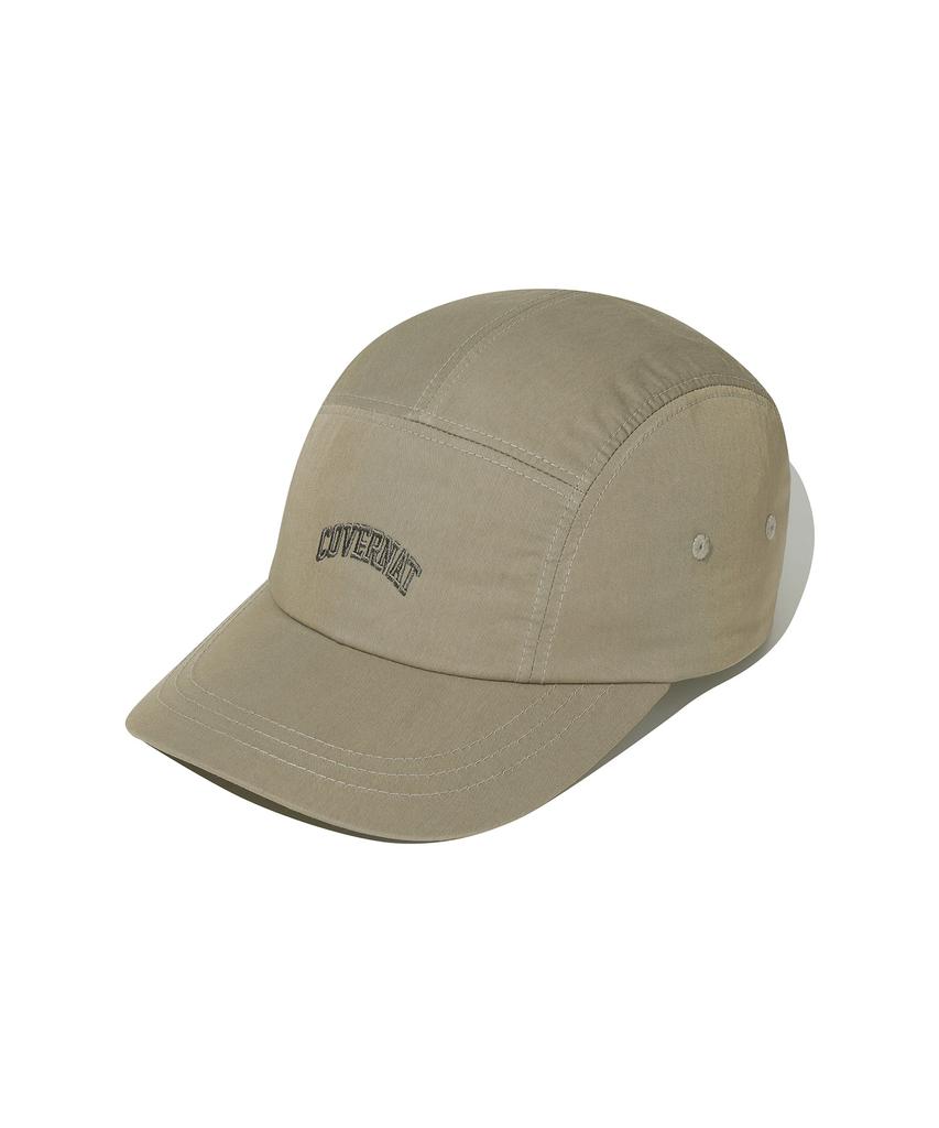 COVERNAT Arch Logo Basic Camp Cap Beige