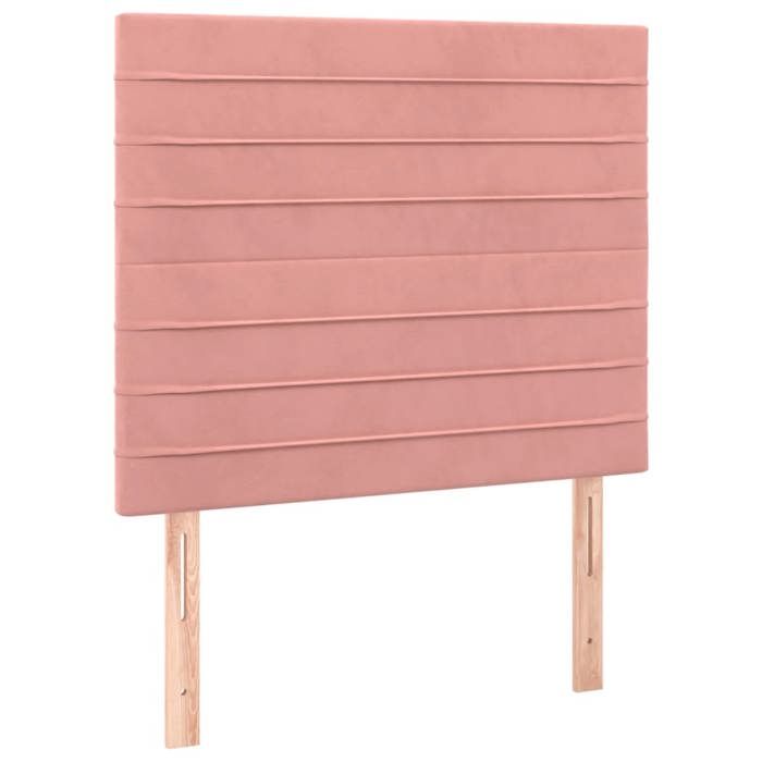 VidaXL Headboard Bedroom Furniture Bed Accessories Single Bed Heads Interior Pink 90x5x118/128 3116513