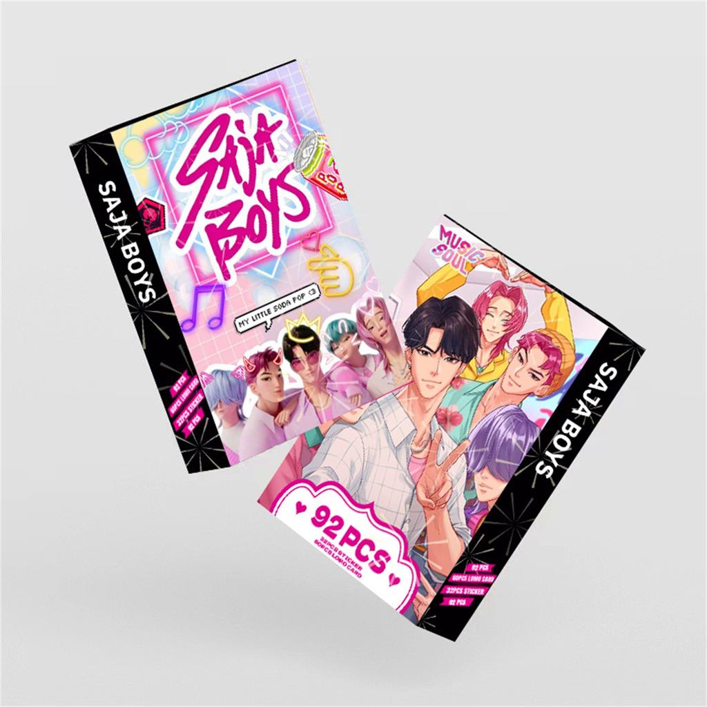 60 карт LOMO 32 наклейки Мужская группа Shaka Женская группа Охота на ведьм Двусторонняя маленькая карточка