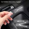 Car Logo Stickers Door Side Window Body Universal Decal For Mercedes Benz AMG GLA W176 CLK W209 W202 W220 W204 W203 W210 GLC SN4