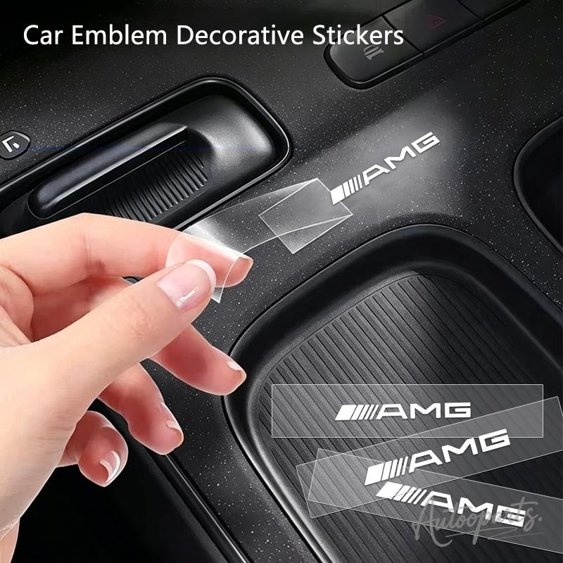 Car Logo Stickers Door Side Window Body Universal Decal For Mercedes Benz AMG GLA W176 CLK W209 W202 W220 W204 W203 W210 GLC SN4