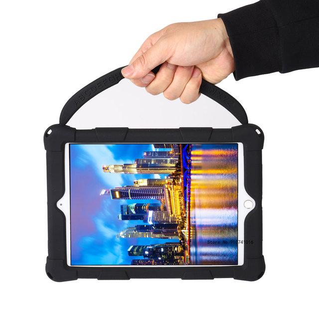 Чехол для iPad Mini 1, 2, 3, 4, 5, 6, вращающаяся на 360 градусов крышка-подставка для iPad Pro, iPad Air iPad 7, 8, 9th, мягкий силиконовый чехол для детей, удобный ремень, плечевой ремень, чехол