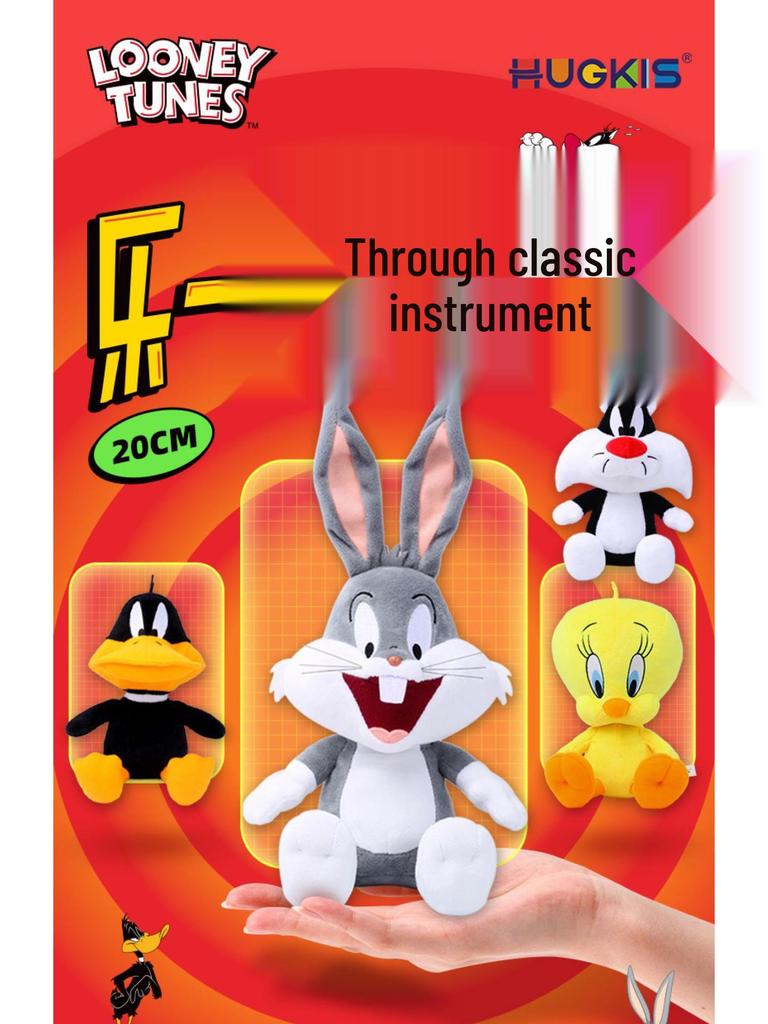 Плюшевая игрушка Looney Tunes Багз Банни и Твити - Милый кролик, мягкая игрушка, подарок на день рождения для детей