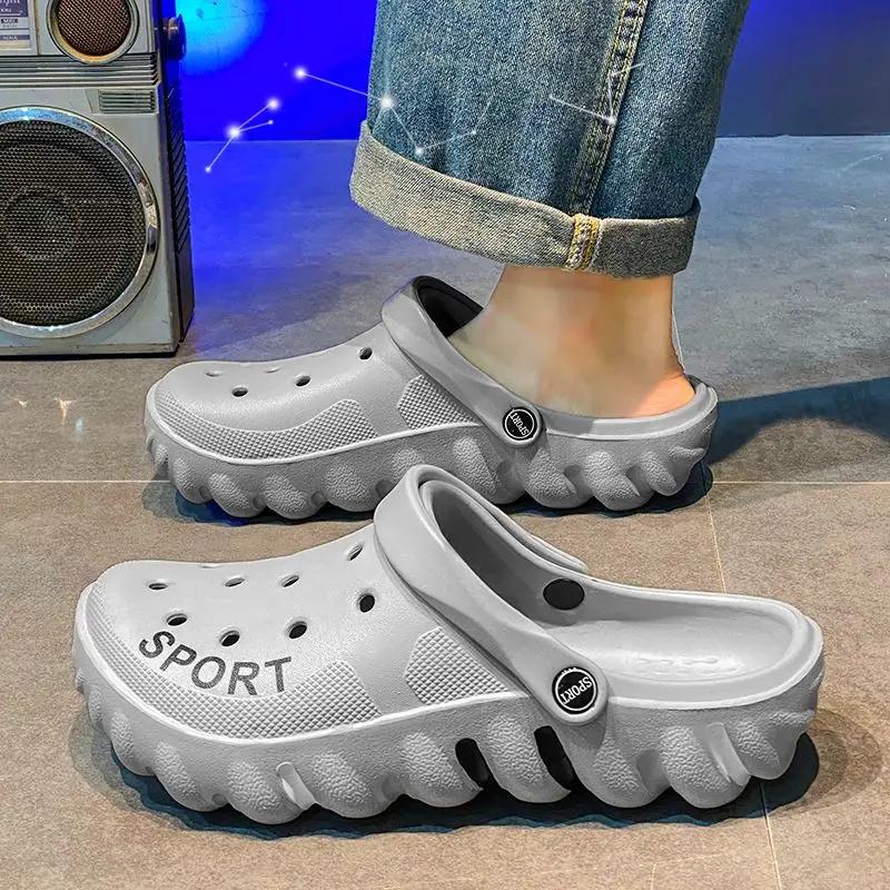 Fashion Sandals Man Beach Casual Shoes Slip-resistant Slippers for Men Designer Luxury Elegant Comfortable Clappers 2024 Summer Sale Fun