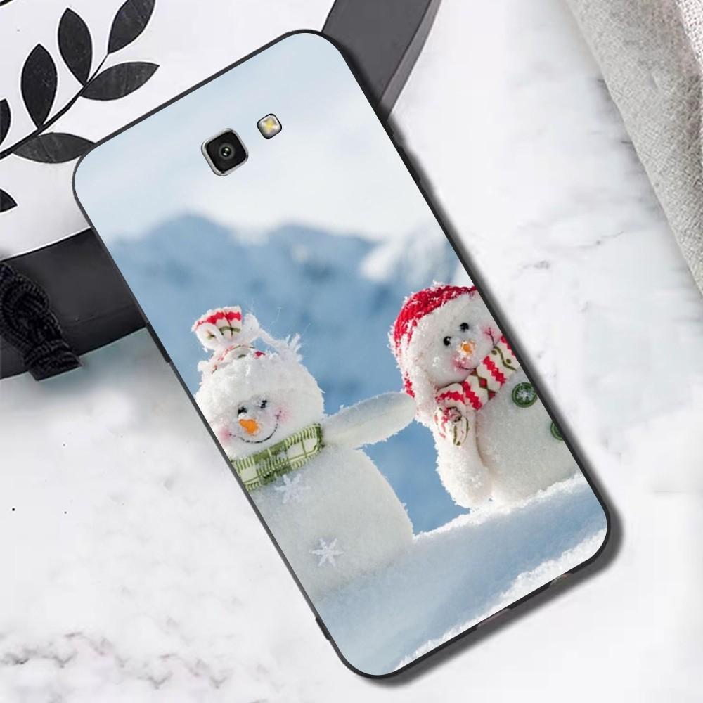 Рождественский снеговик Чехол для телефона Для Samsung J 7 plus 7core J7 neo J6 plus prime J6 J4 J5 Мобильный чехол