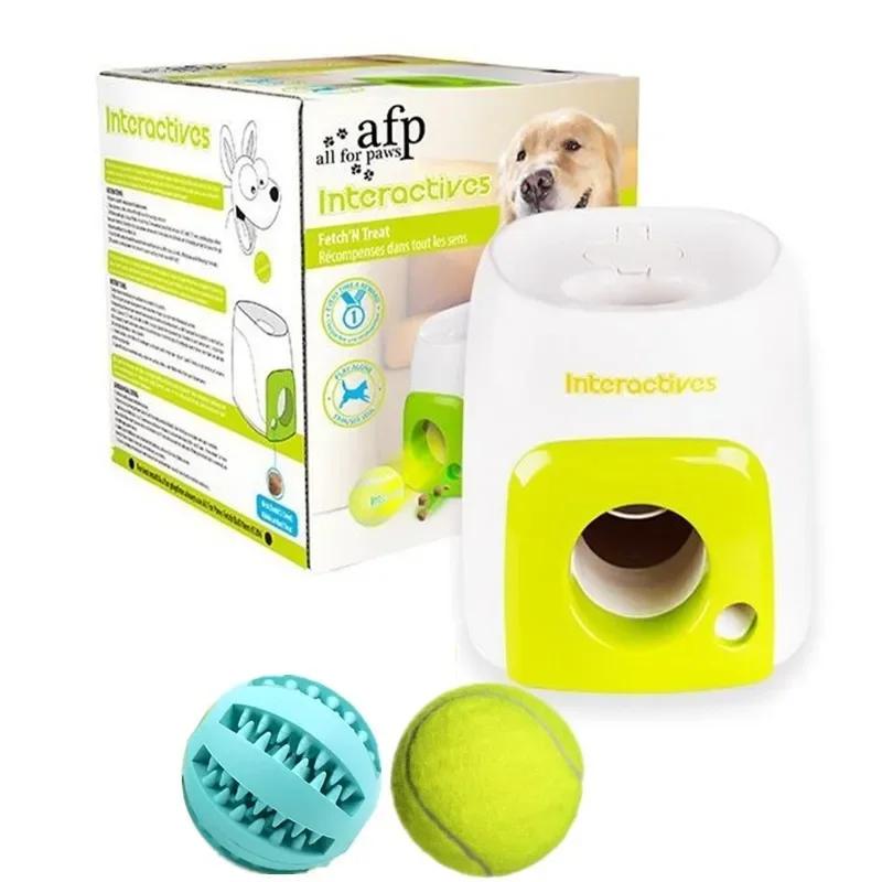Reward Automatic Feeder Cat Ball Throwing Smart Chase Launcher Pet Thrower Machine Toys Mmachine Ball Dog Tennis