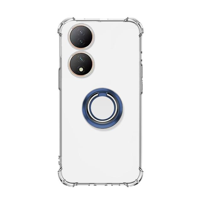Чехол-держатель с кольцом для VIVO Y100 Y97 Y95 Y93 Y91 Y85 Y79 Y78 Y77 Y76 Y74 Y75, противоударный прозрачный мягкий силиконовый чехол для задней панели телефона