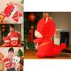 2024 Lucky Dragon Plush Toy Red And White 20cm-55cm Soft And Cuddly Dragon Stuffed Animal