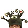 Novelty Beanie Cap for Women Girls Knit Octopus Eyes Knitted Hat Party Photo Cap Girls Y2K Funny Hat Adult Headdress
