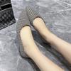Fashion Ballet Flat Shoes Women's Flying Line 2024  New Woven Pointed Flat Shoes for Pregnant Women Machine Washable Soft Bottom Large