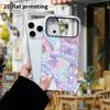 Phone Case: 2D flat design suitable for iPhone 18 17 16 15 14 13 Pro film protective case, couple style, cat ear girl, Christmas and Halloween gift