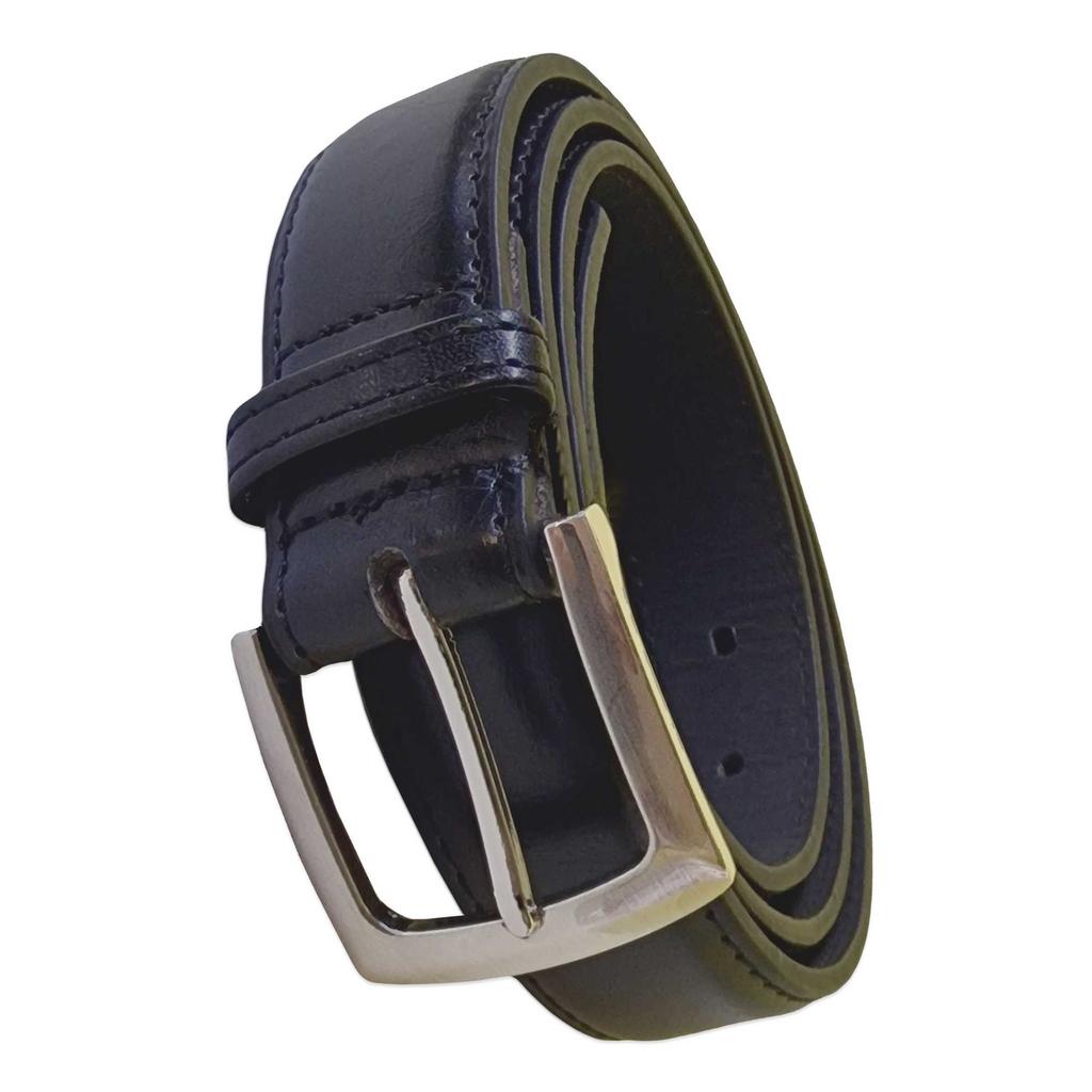 Duke Mens D555 Lewis Bonded Leather Square Buckle Waist Belt
