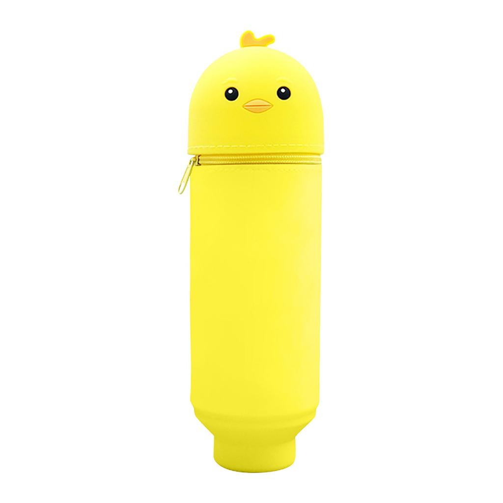 Silicone Pencil Bag Creative Retractable Stationery Pen Holder Student Pen Holder