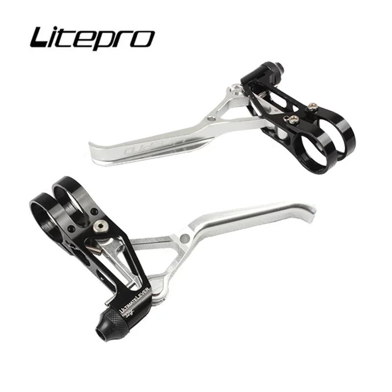 Litepro Сверхлегкий CNC Тормозной Рычаг 64 г - 14/16/20 Дюймов для BMX и Складного Велосипеда Ручка Велосипедного Тормоза