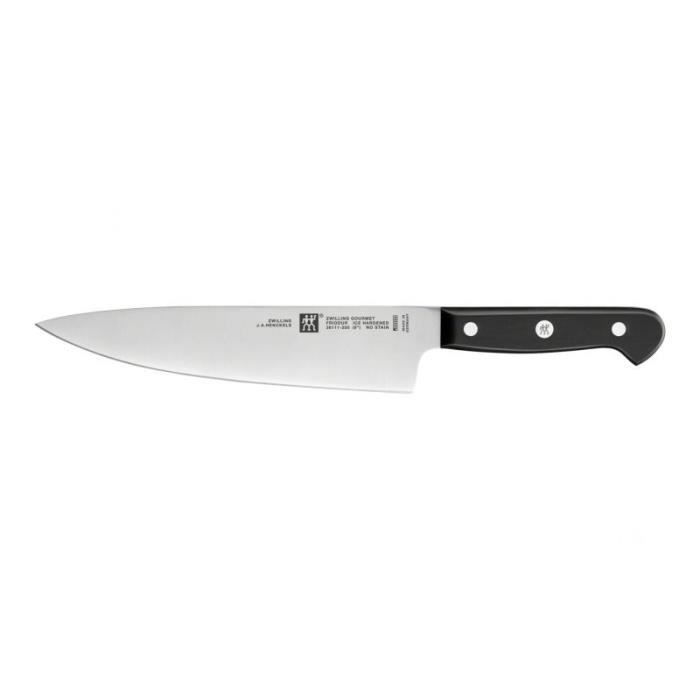 Шеф-нож - ZWILLING - Gourmet - 20 см - Нержавеющая сталь - Эргономичная рукоятка
