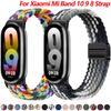 Плетеный нейлоновый ремешок для умных часов Xiaomi Mi Band 10/9/8 Сменный браслет Correa для Xiaomi Mi Band 9/Mi Band 10 Браслет