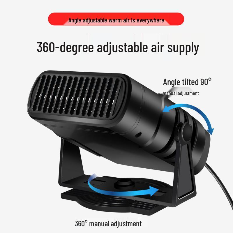 Portable 12V/24V Car Heater & Defroster Warm Air Blower