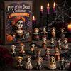 Parent Child Interactive Holiday Toys Day of The Dead Costume Advent Calendar 2026, 24 Days Countdown with Mexican Pcs Mini Acrylic Skull Ornaments,
